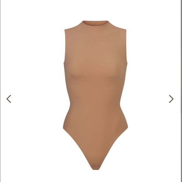 SKIMS Tops - Skims Fits Everybody Sleeveless Mock Neck Bodysuit Sienna